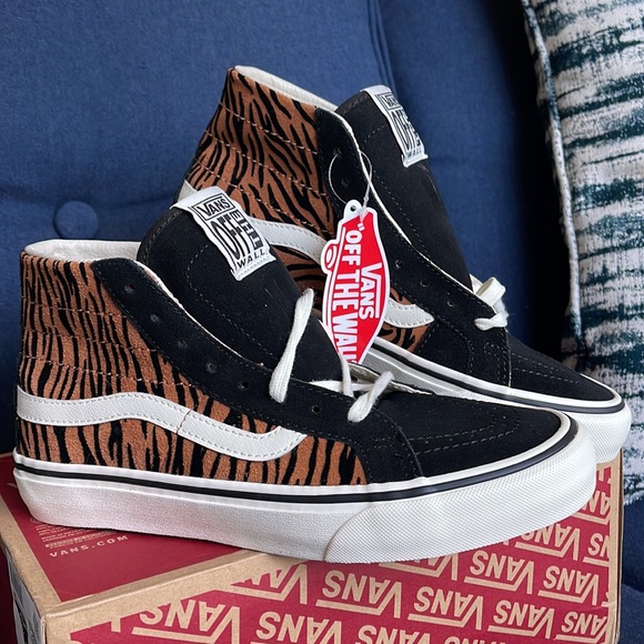 Vans Sk8-Hi 38 Decon S Animal Stripes Black Marshmallow Men’s - Picture 7 of 16